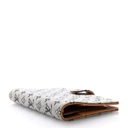 Louis Vuitton Mini Lin Small Ring Agenda Cover Blue 4 of 9