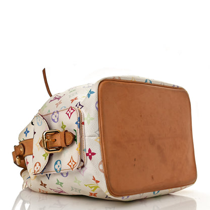 Louis Vuitton Monogram Multicolor Petit Noe White 4 of 12