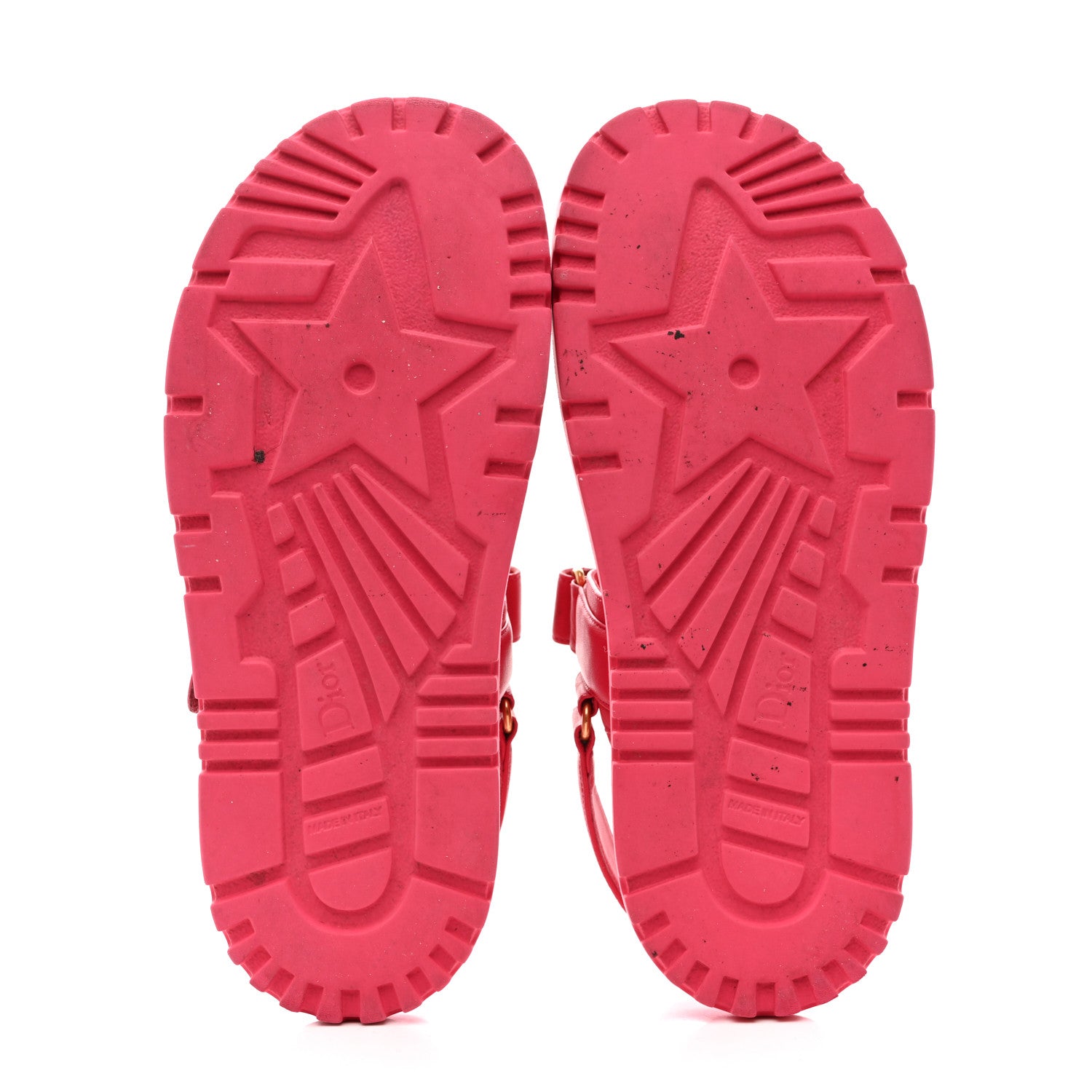 Christian Dior Lambskin Dioract Sandals 40 Raspberry 6 of 9