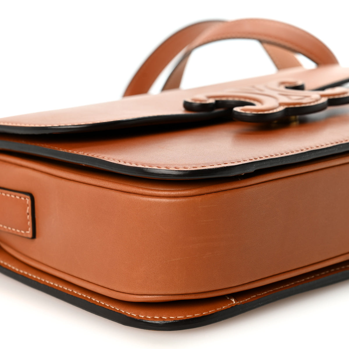 Natural Calfskin Medium Triomphe Tan