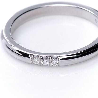 Tiffany Platinum Diamond 2mm Classic Wedding Band Ring 47 4 6 of 6