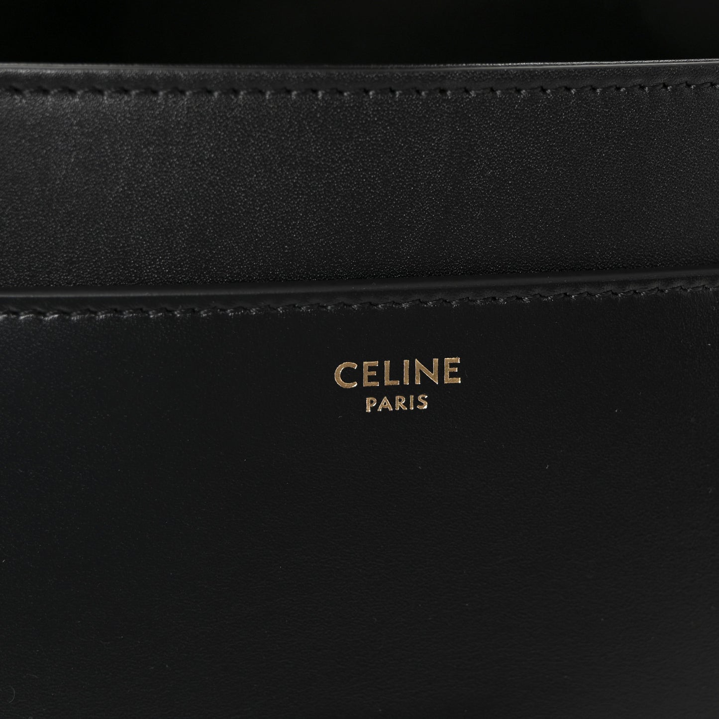Satinated Calfskin Medium 16 Top Handle Bag Black
