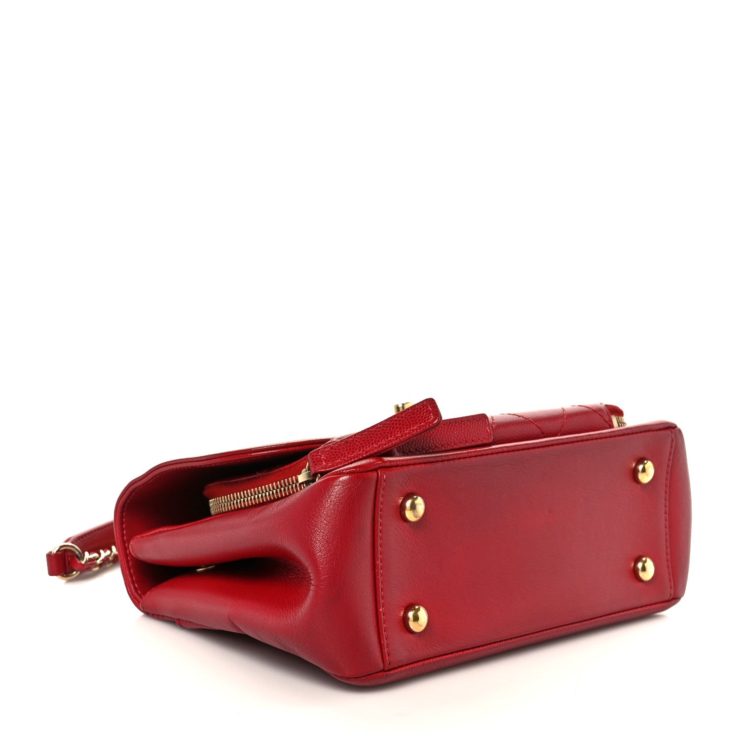 Chanel Caviar Quilted Small Business Affinity Flap Red 4 of 12