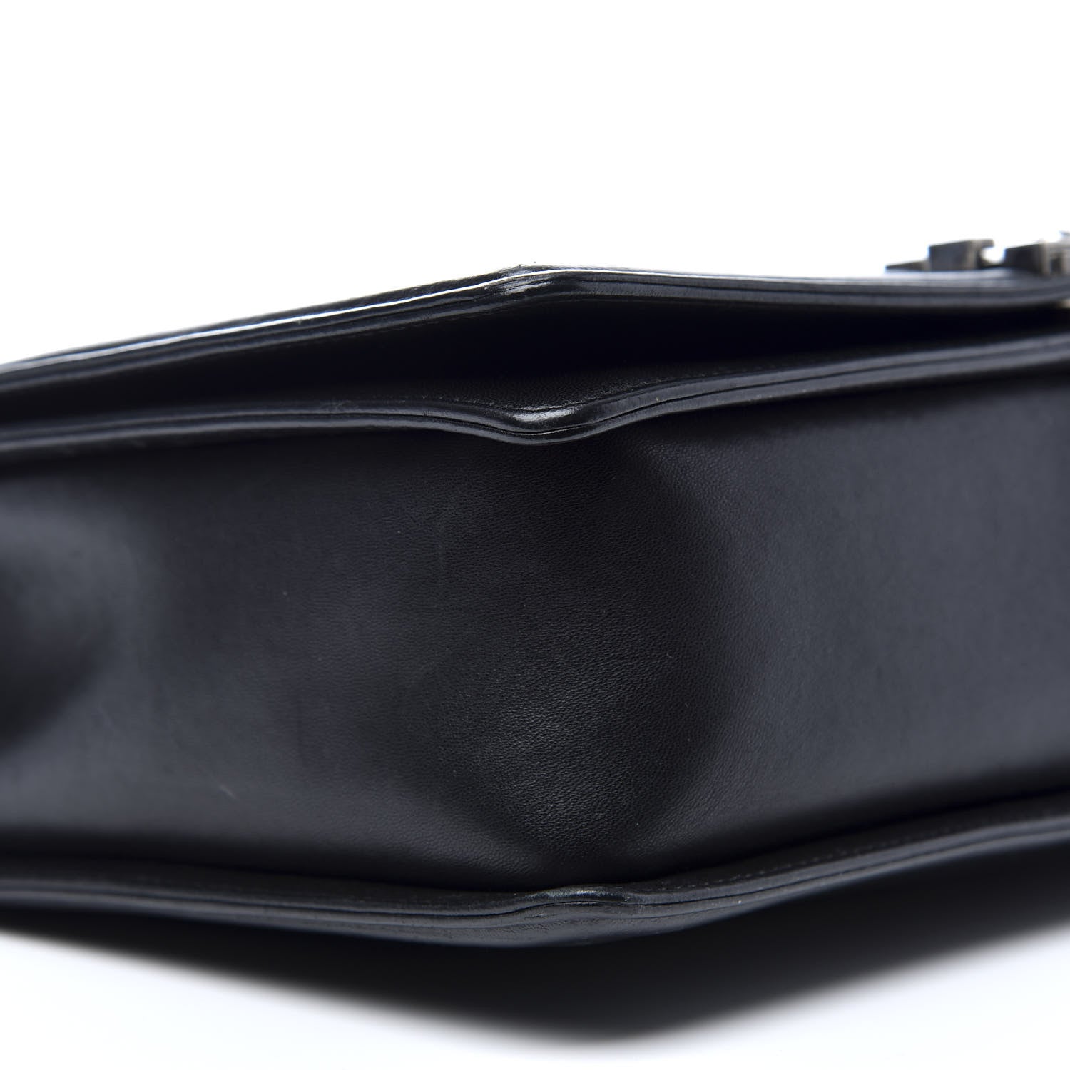 Chanel Lambskin Quilted Large Boy Flap Black 7 of 9
