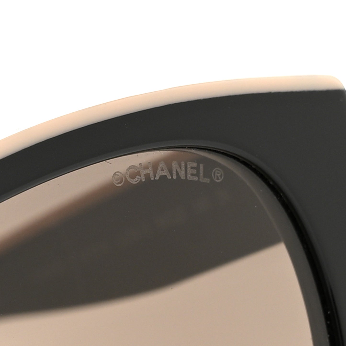 Acetate CC Butterfly Sunglasses 5414 Black Beige