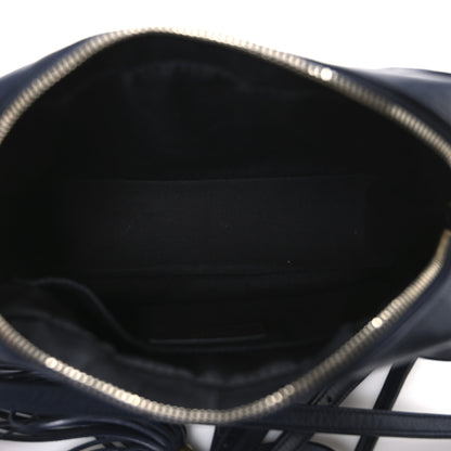 Saint Laurent Calfskin Matelasse Monogram Lou Camera Bag Deep Marine 5 of 12