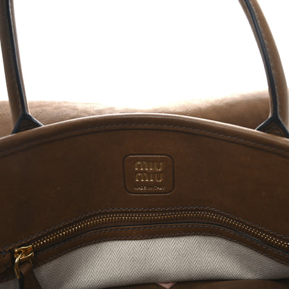 Miu Miu Nappa Medium Aventure Bag Rovere 6 of 10