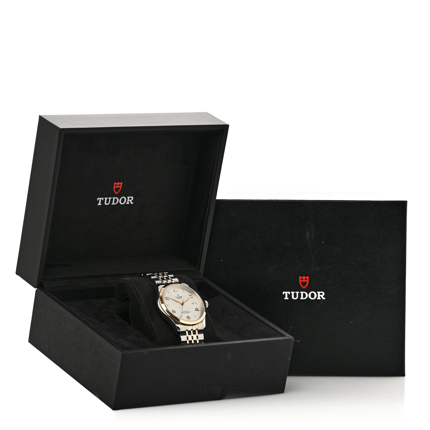 TUDOR Stainless Steel 18K Rose Gold Diamond 41mm 1926 Automatic Watch Silver 91651 5 of 5