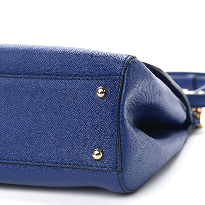 Dolce & Gabbana Dauphine Medium Miss Sicily Satchel Blue 8 of 9