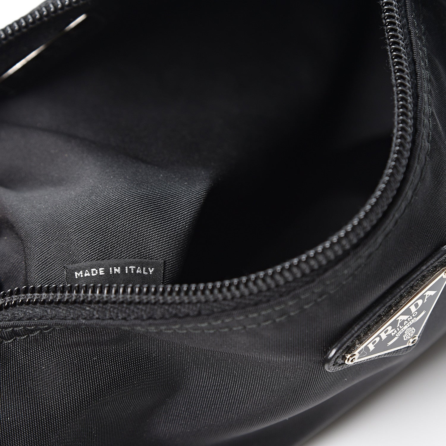 Prada Nylon Tessuto Cosmetic Pouch Black 5 of 8