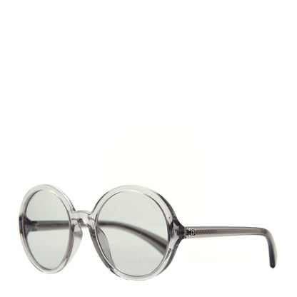 Chanel Acetate Round Sunglasses 71287A Grey 1 of 7