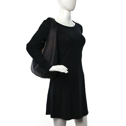 Salvatore Ferragamo Calfskin Margot Hobo Black 3 of 10