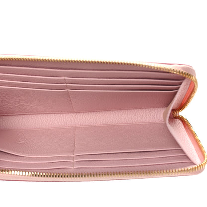 MCM Visetos Large Zip Around Wallet Pink 5 of 9
