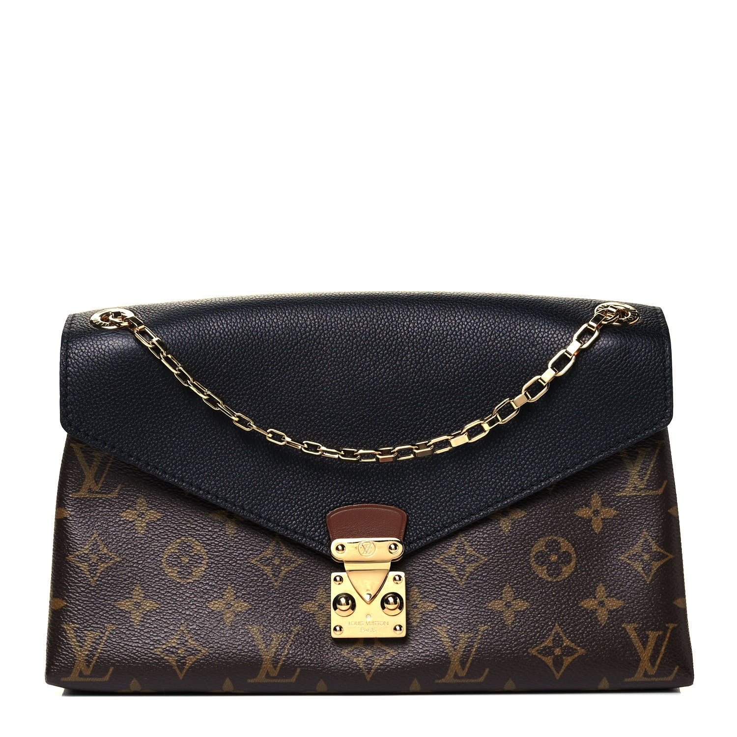 Louis Vuitton Monogram Pallas Chain Black 1 of 7