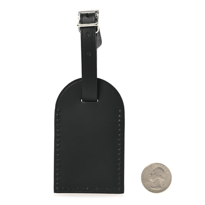 Louis Vuitton Calfskin Luggage Tag Black 3 of 6