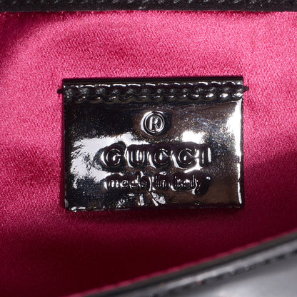 Gucci Patent Romy Clutch Black 6 of 7