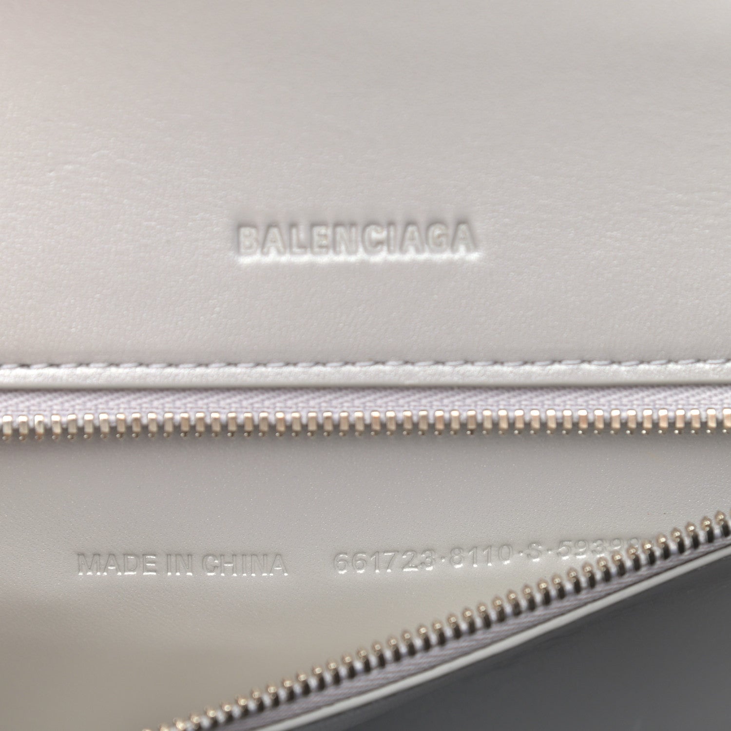 Balenciaga Faux Calfskin Fabric Small Sneakerhead Top Handle Bag Silver 7 of 14