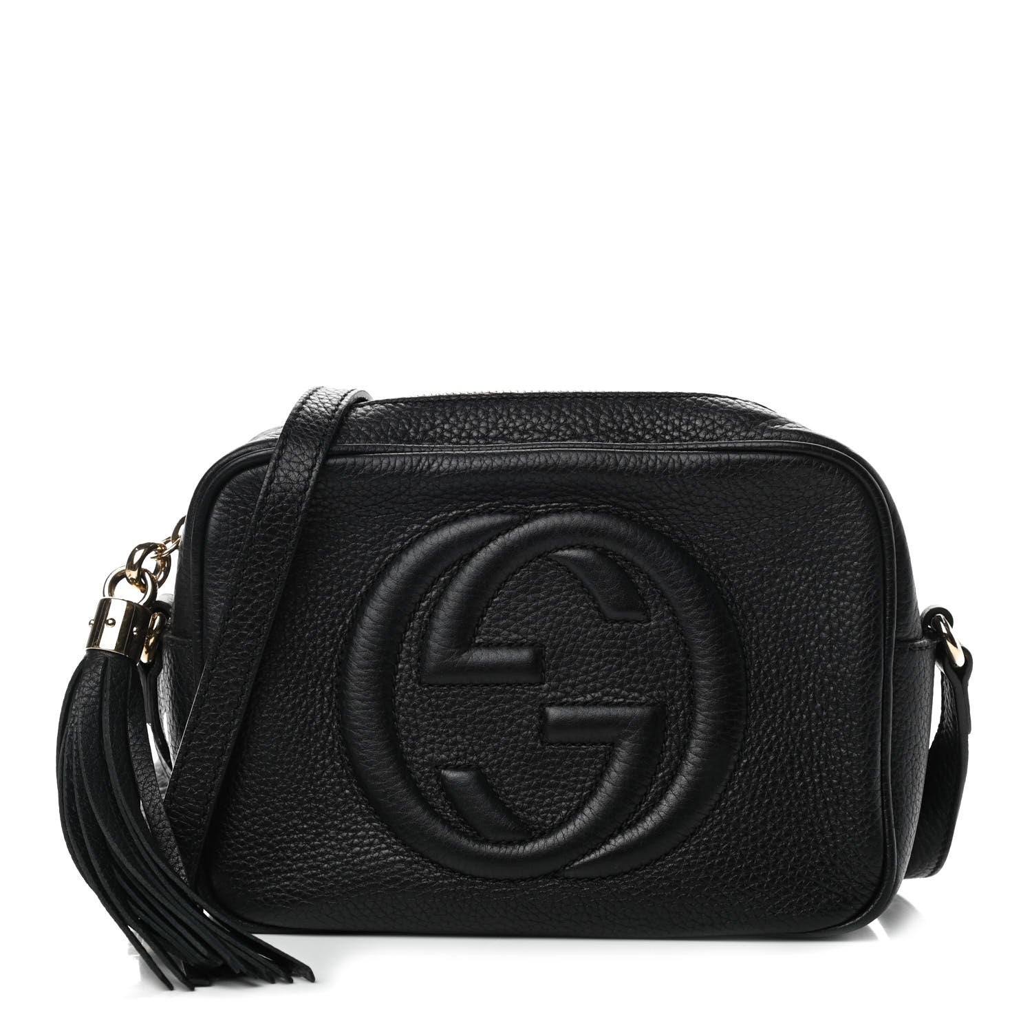 Gucci Pebbled Calfskin Small Soho Disco Bag Black 1 of 10
