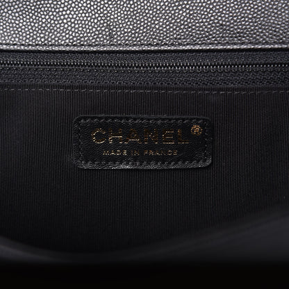 Chanel Caviar Quilted New Medium Boy Flap Black 6 of 13