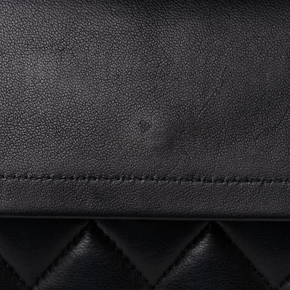 Chanel Lambskin Quilted Medium Double Flap Black 12 of 12