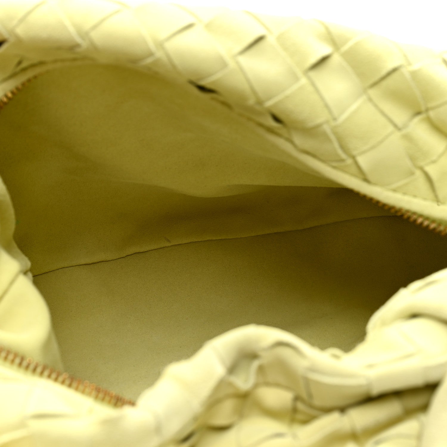 Bottega Veneta Suede Calfskin Intrecciato Teen Jodie Hobo Lemon Wash 5 of 8