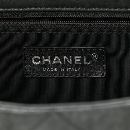 Chanel Iridescent Calfskin Large Chic Quilt Flap Black 6 of 11