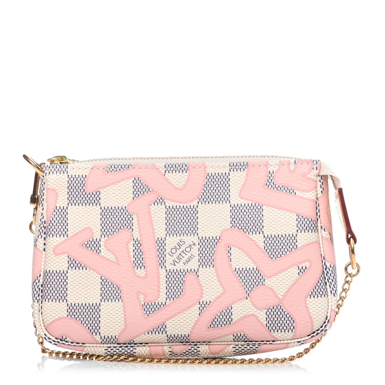 Louis Vuitton Damier Azur Tahitienne Mini Pochette Accessories 1 of 4