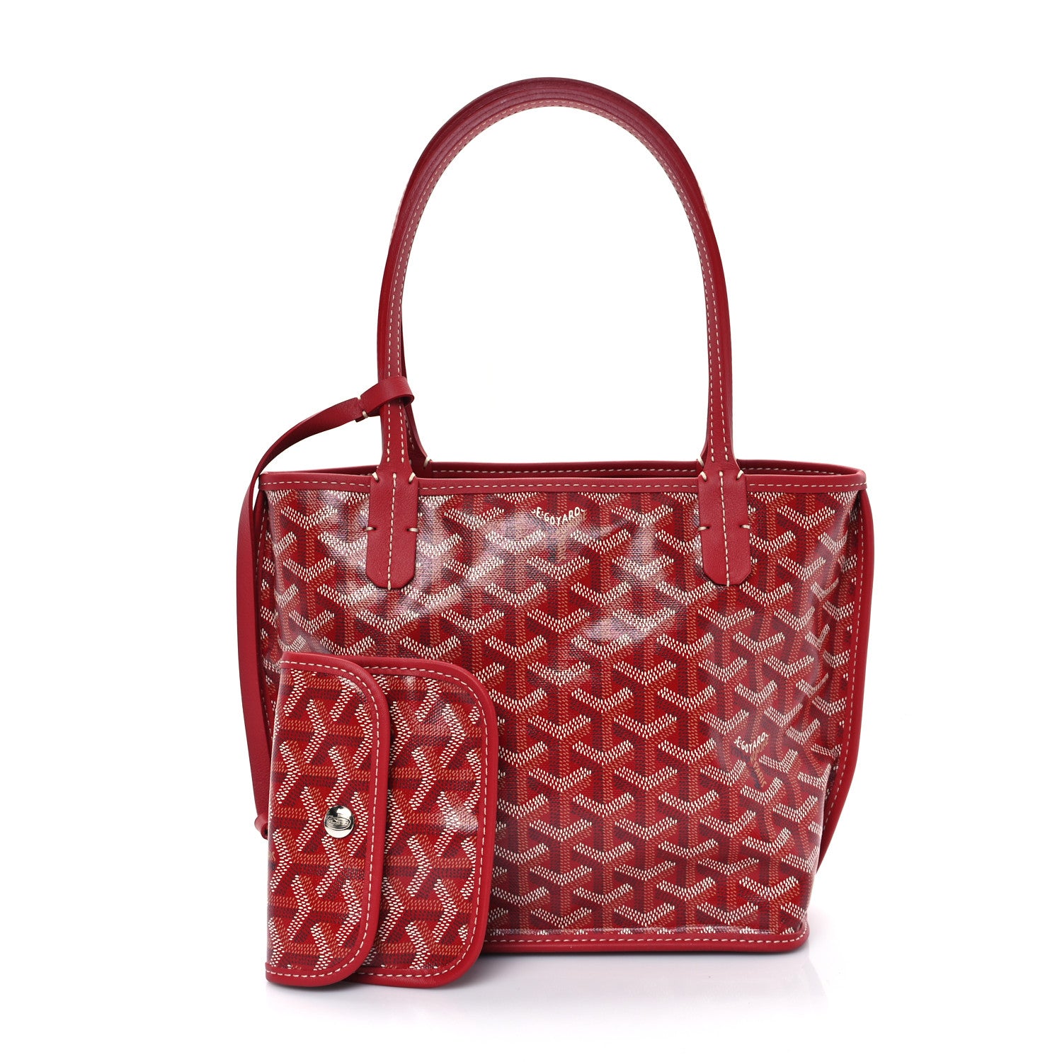 Goyard Goyardine Reversible Mini Anjou Red 2 of 17