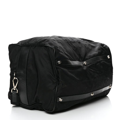 Prada Tessuto Nylon Saffiano Viaggio Carry On Travel Bag Black 3 of 8