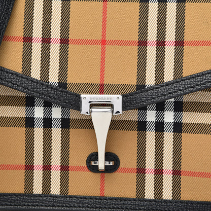 Burberry Vintage Check Small Macken Crossbody Bag Black 7 of 12