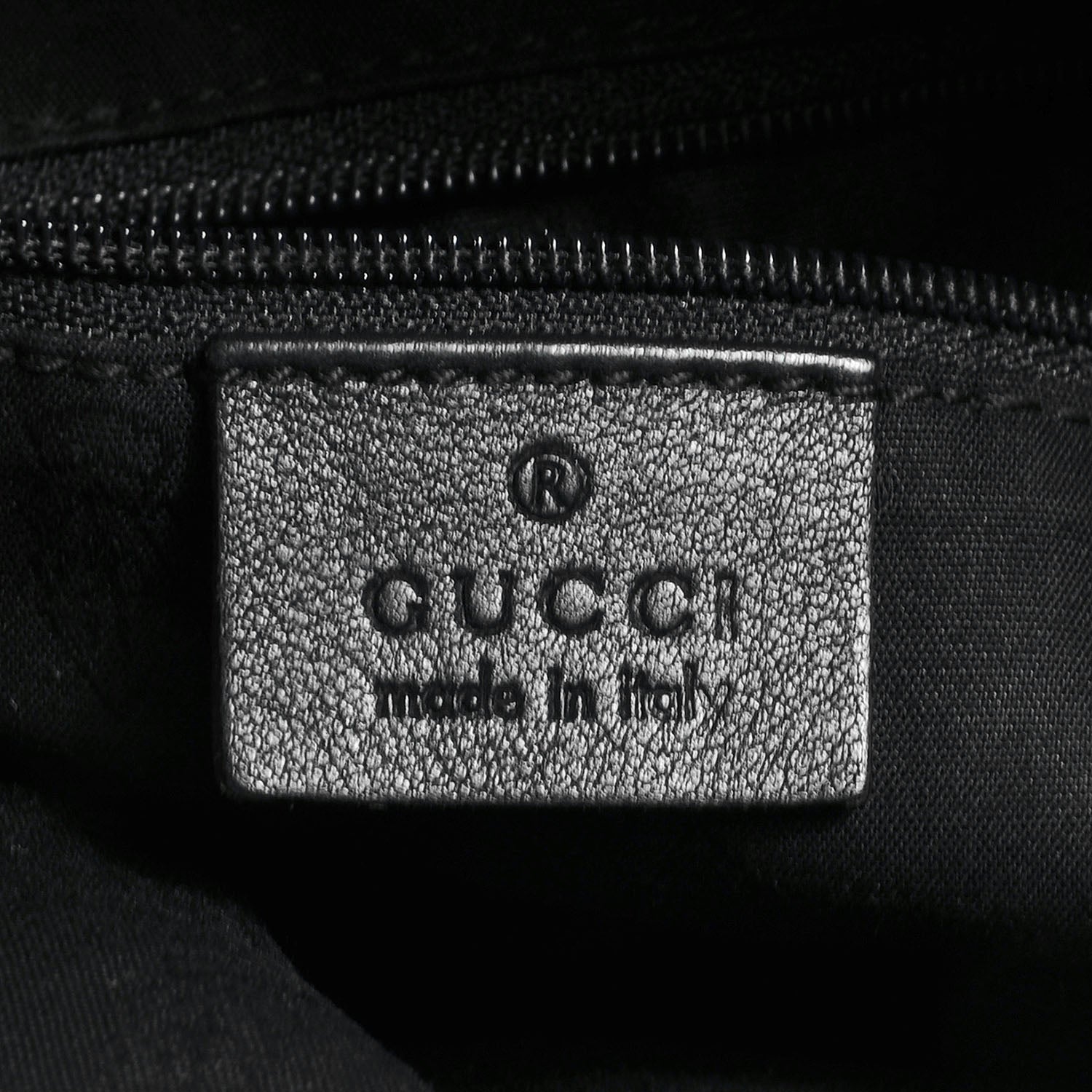 Gucci Guccissima Large Sukey Tote Black 6 of 7
