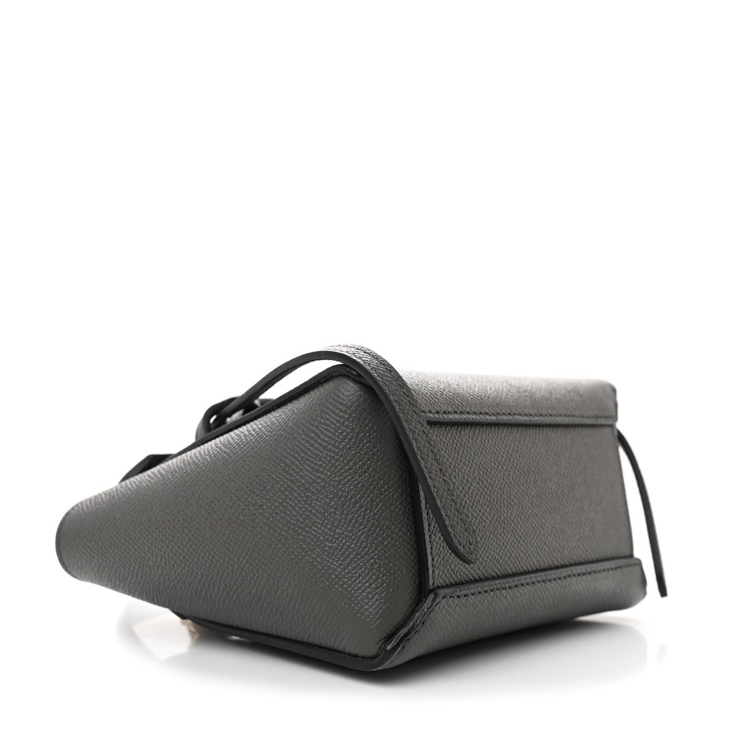 Grained Calfskin Pico Belt Bag Grey