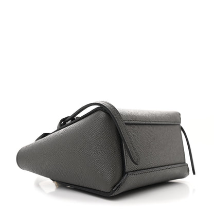 Celine Grained Calfskin Pico Belt Bag Grey 4 of 10