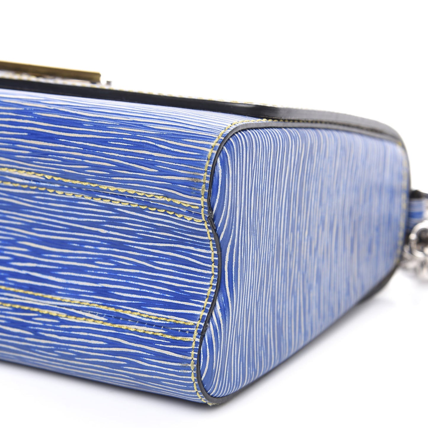 Epi Twist Shoulder Bag MM Denim Light