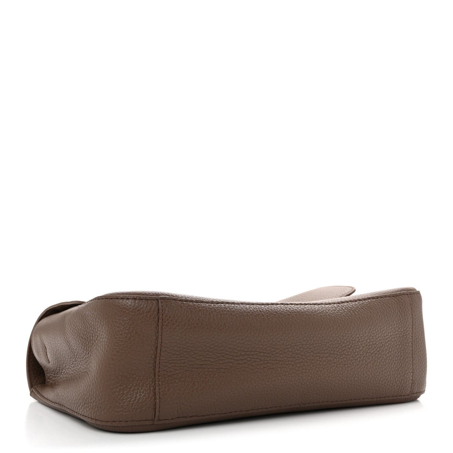Grained Calfskin Small Souplissimo Maxi Flap Light Brown