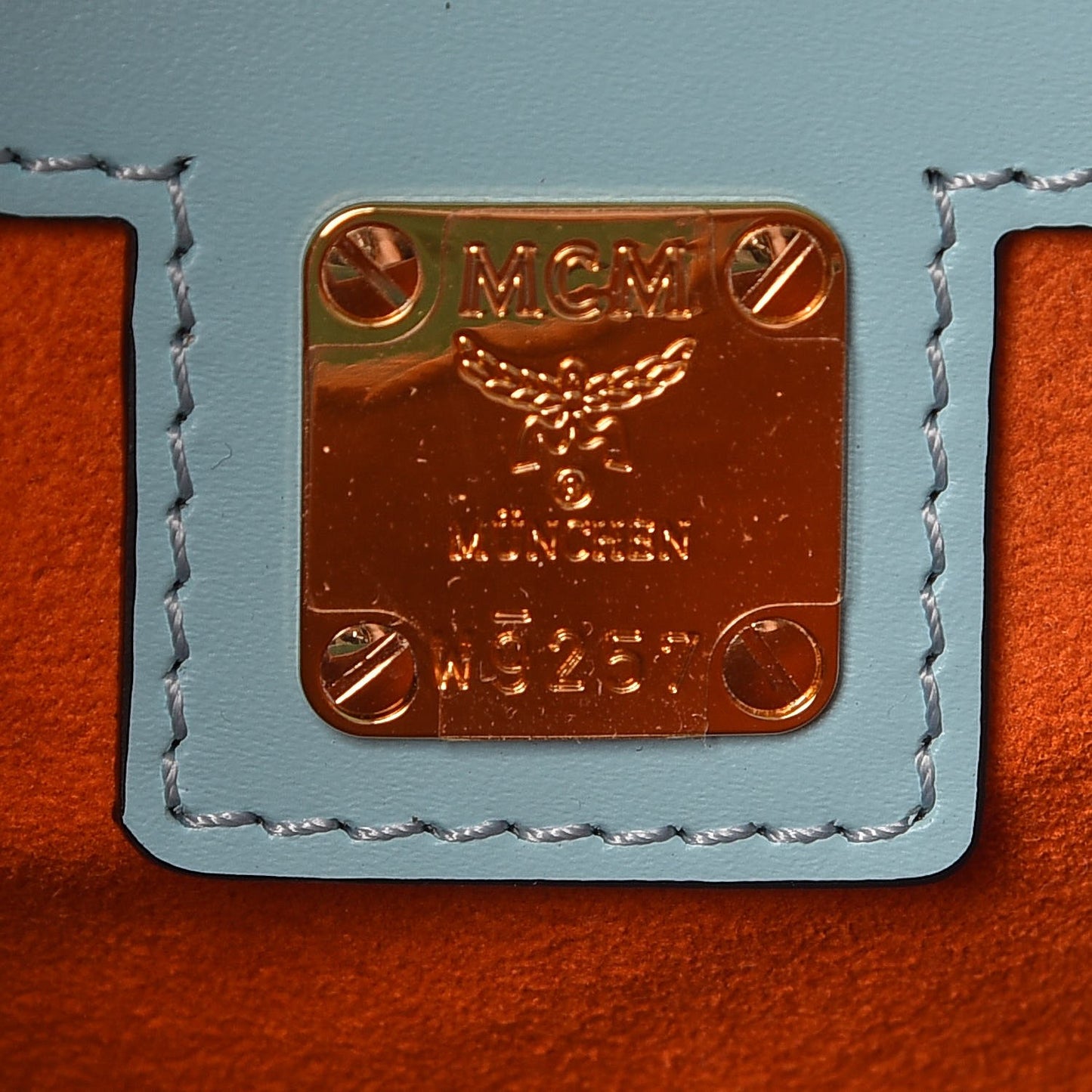 Calfskin Patricia Crossbody Bag Liquid Blue