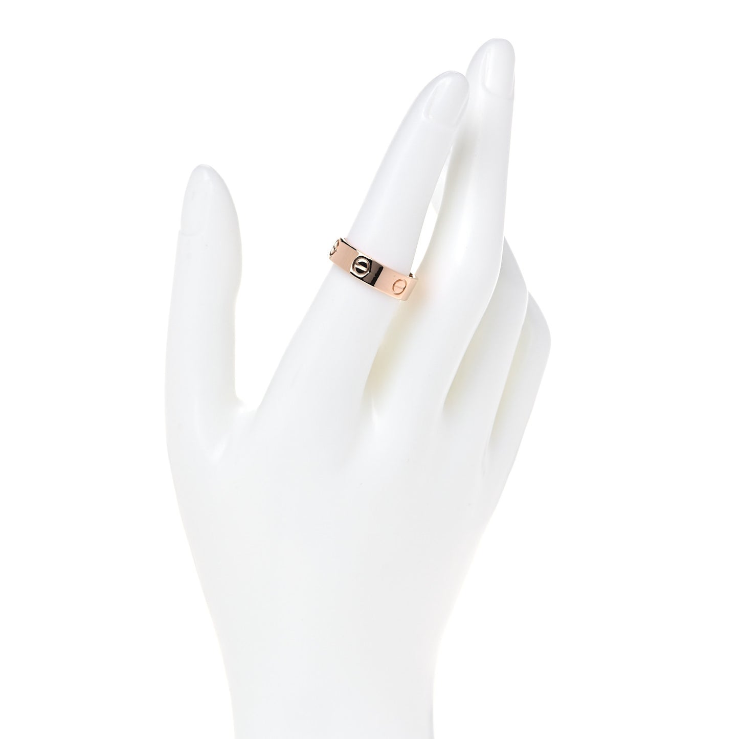18K Pink Gold 5.5mm LOVE Ring 54 6.75