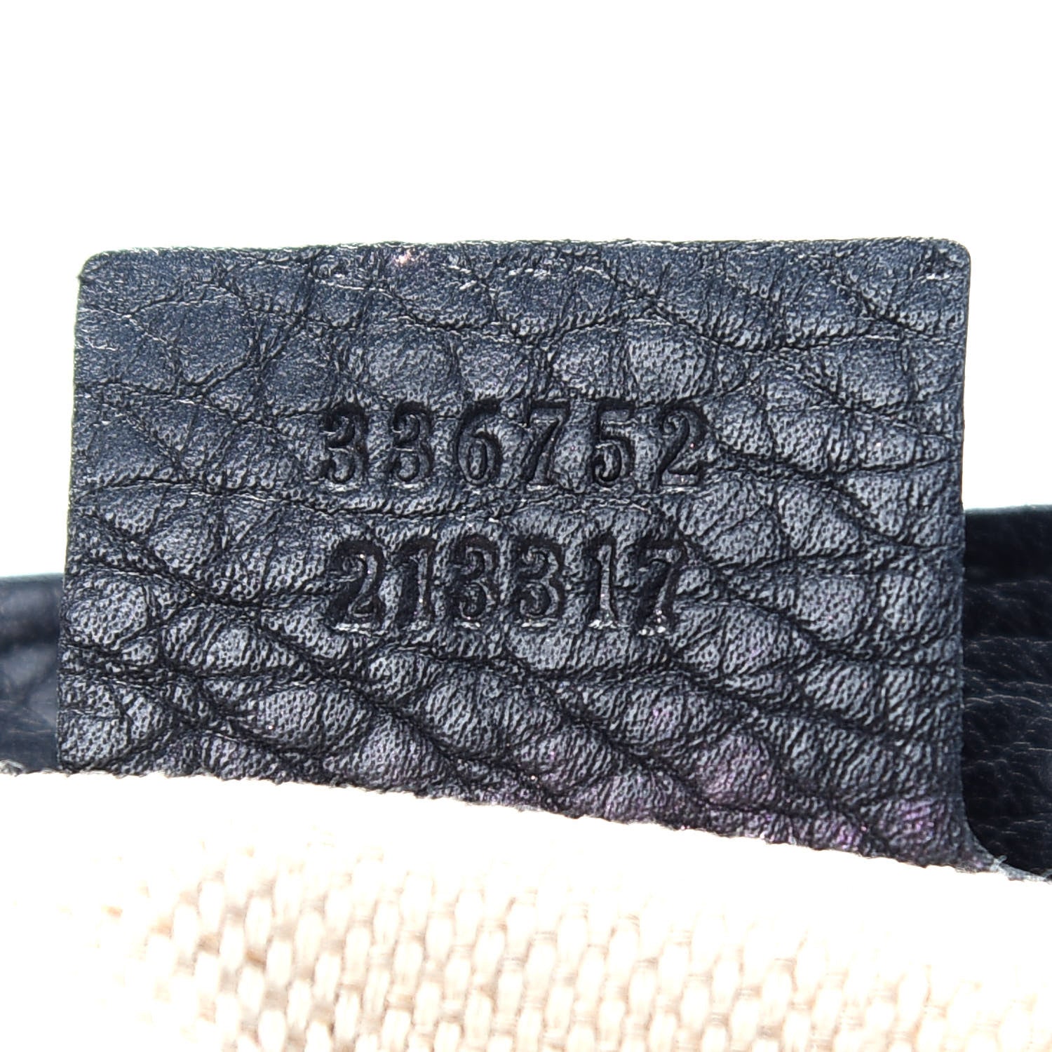 Gucci Pebbled Calfskin Medium Soho Flap Crossbody Black 7 of 11