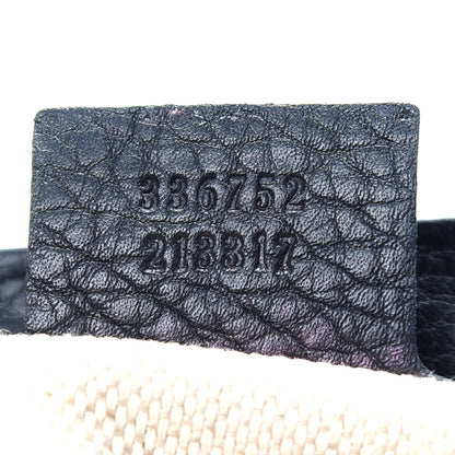 Gucci Pebbled Calfskin Medium Soho Flap Crossbody Black 7 of 11
