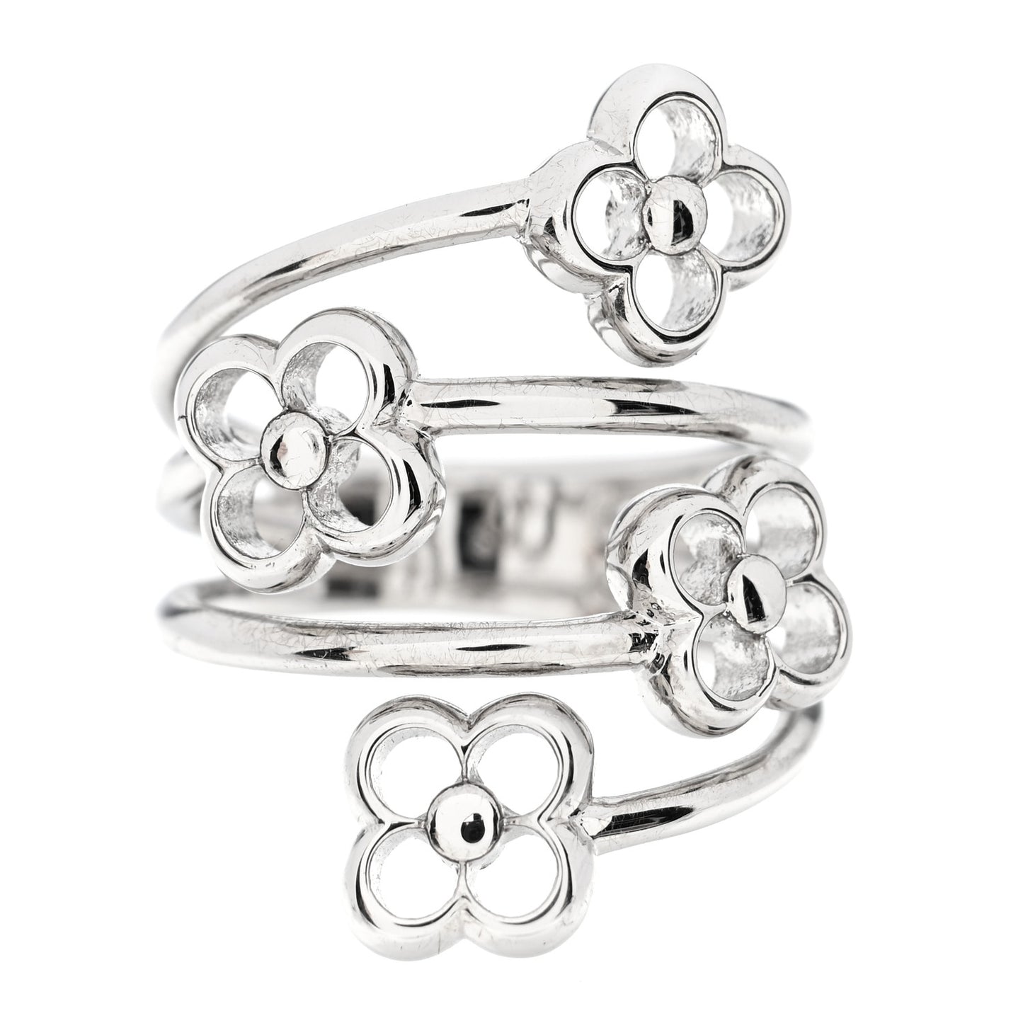 Flower Full Ring S 49 5 Silver