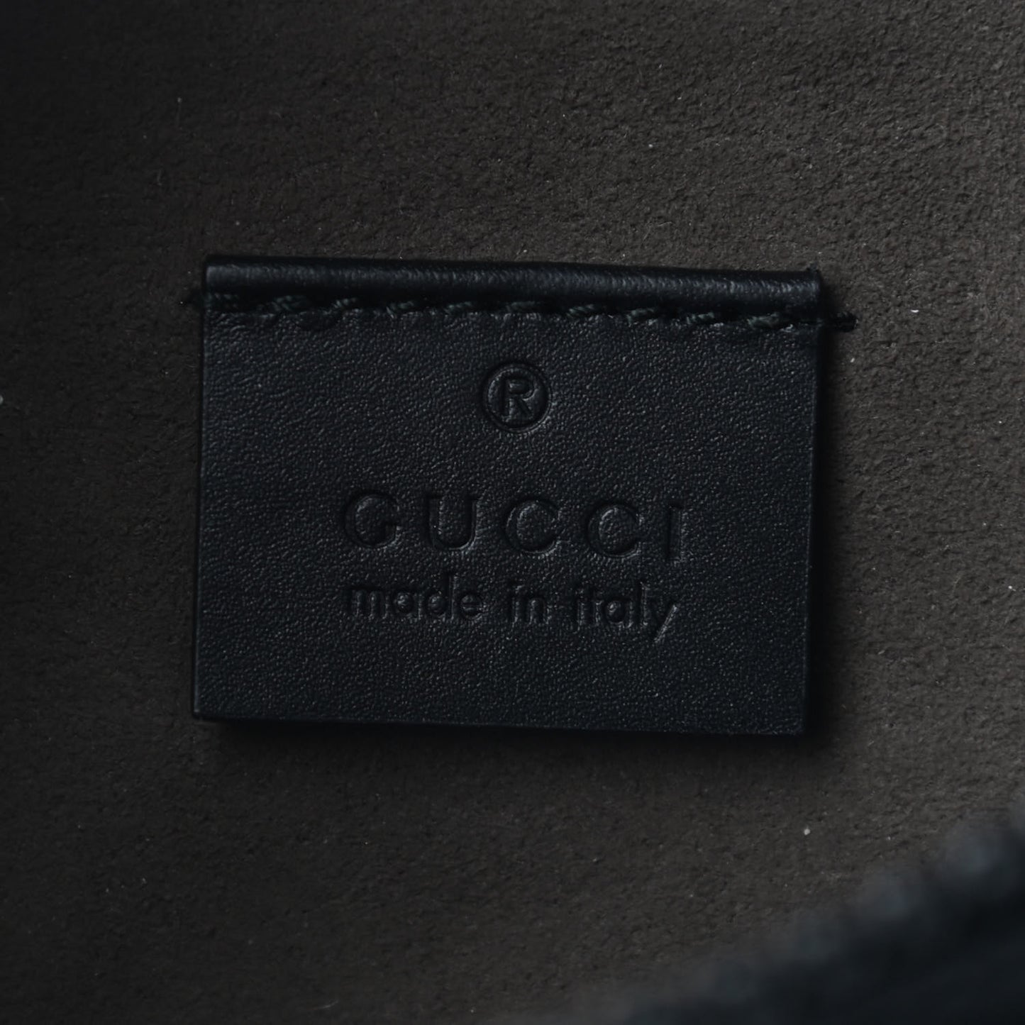 GG Supreme Monogram Belt Bag Black
