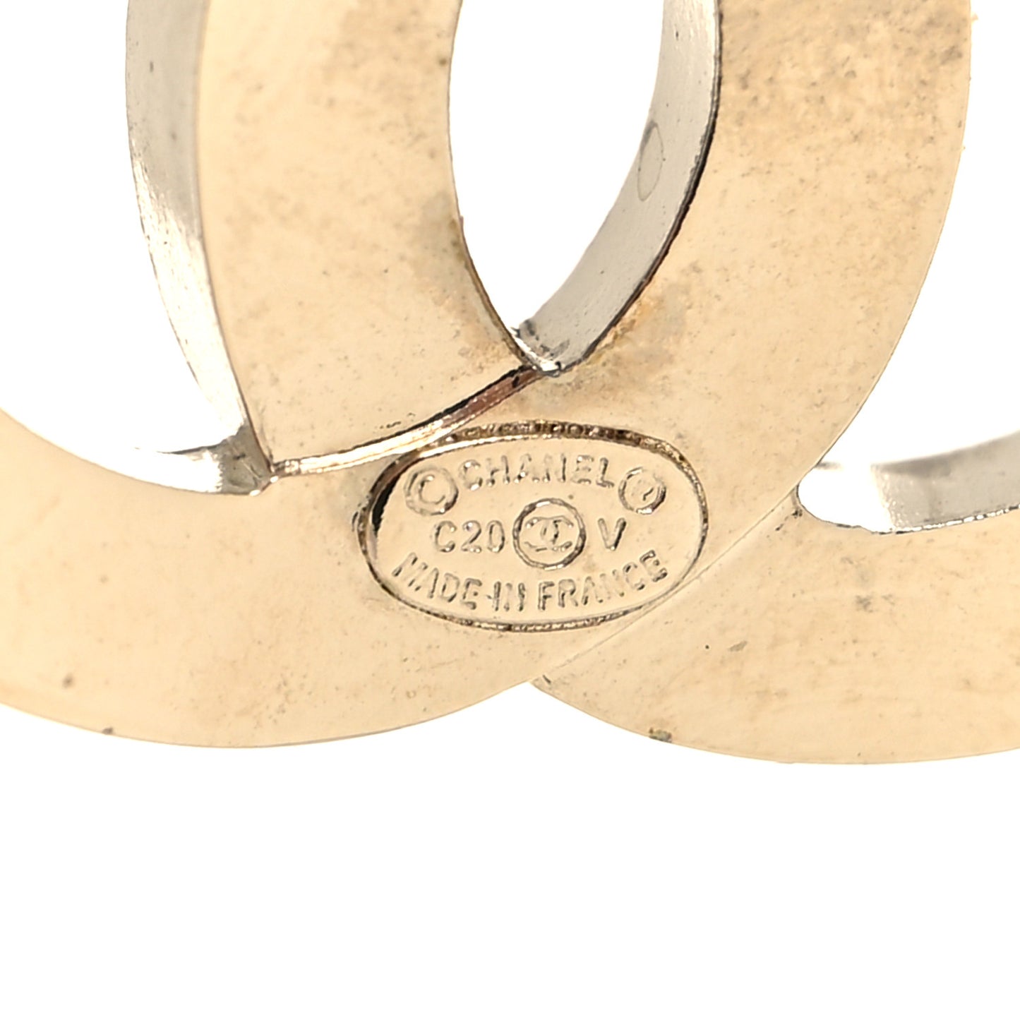 Crystal CC Earrings Gold