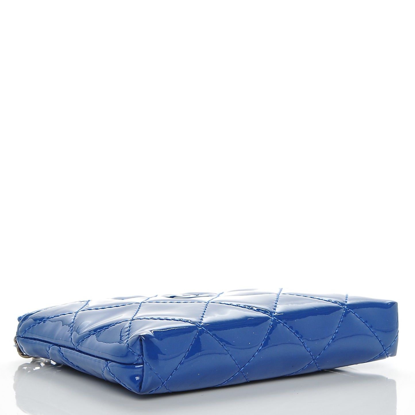 Patent Quilted Key Holder Case Dark Blue