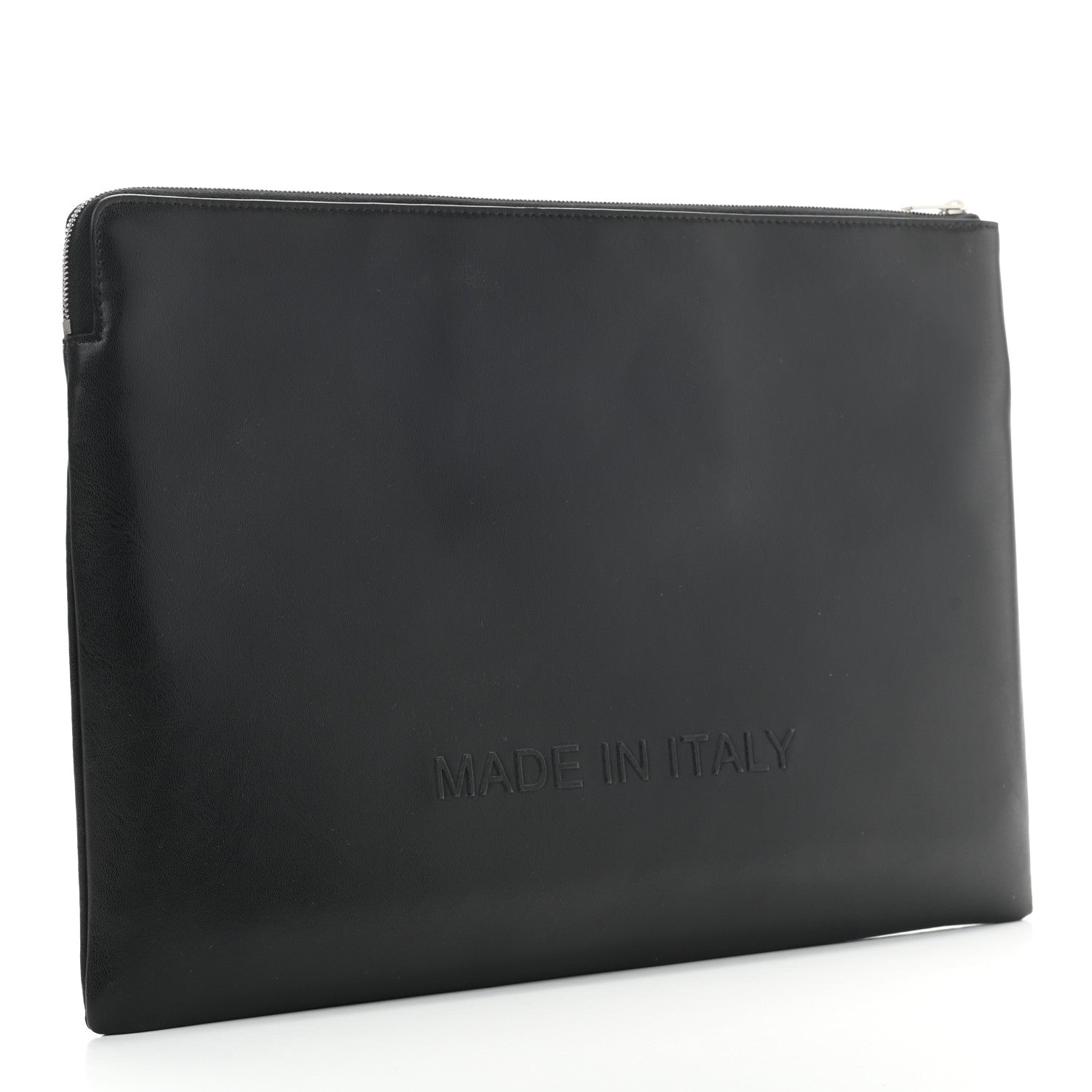 Celine Calfskin Large Made In Clutch Pouch Black 3 of 7