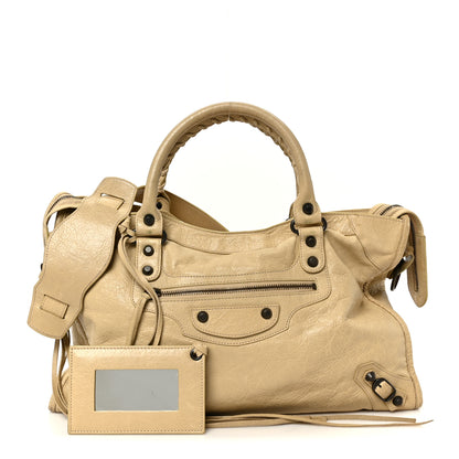 Balenciaga Agneau Classic Hardware City Dune 3 of 11