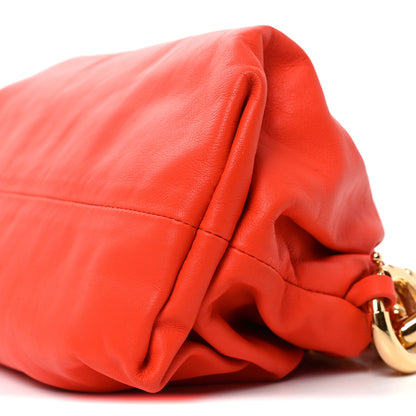 Bottega Veneta Calfskin The Pouch Chain Orange 11 of 11