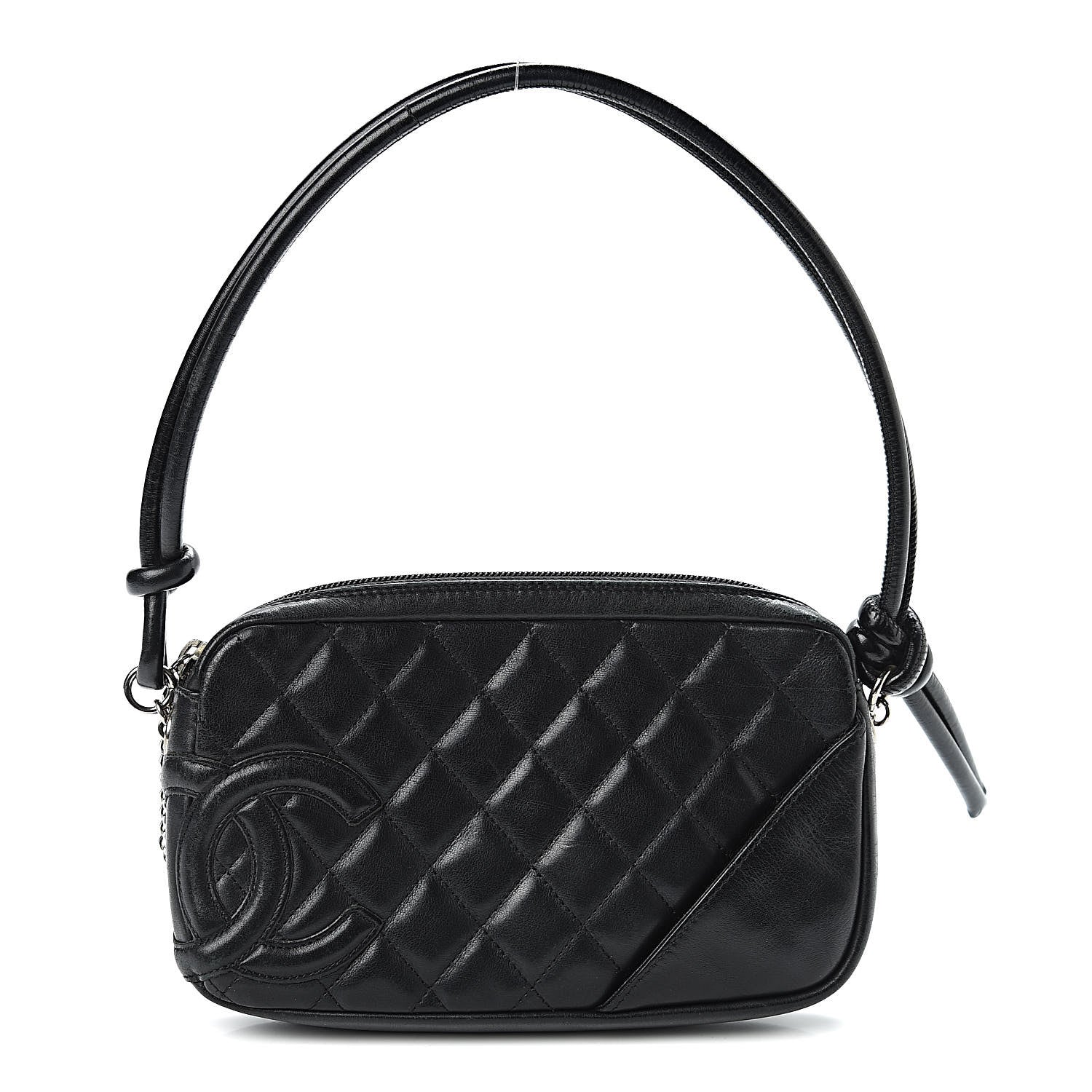 Chanel Calfskin Quilted Cambon Pochette Black 1 of 15