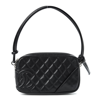 Chanel Calfskin Quilted Cambon Pochette Black 1 of 15