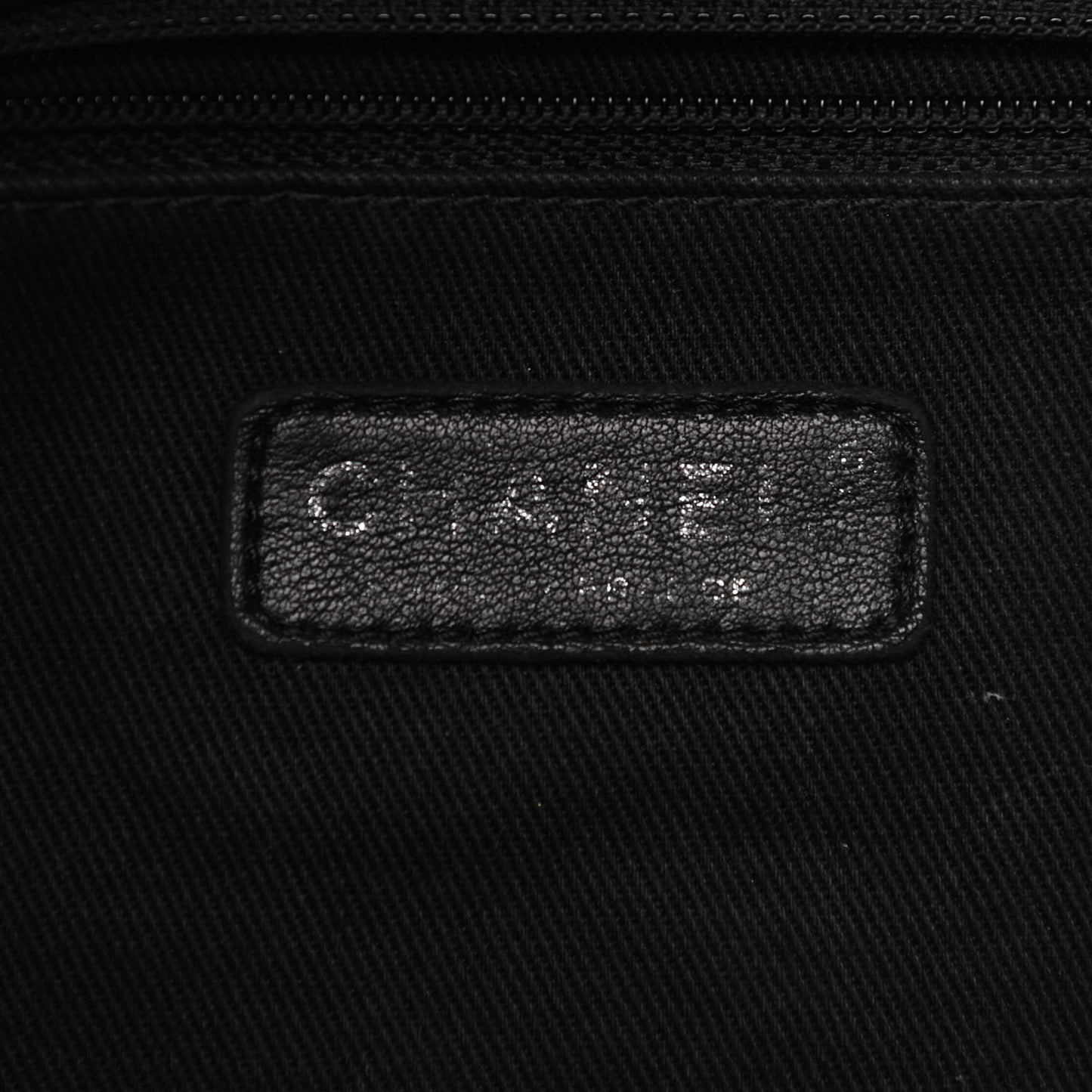 Calfskin Large Front Flap Tote Black