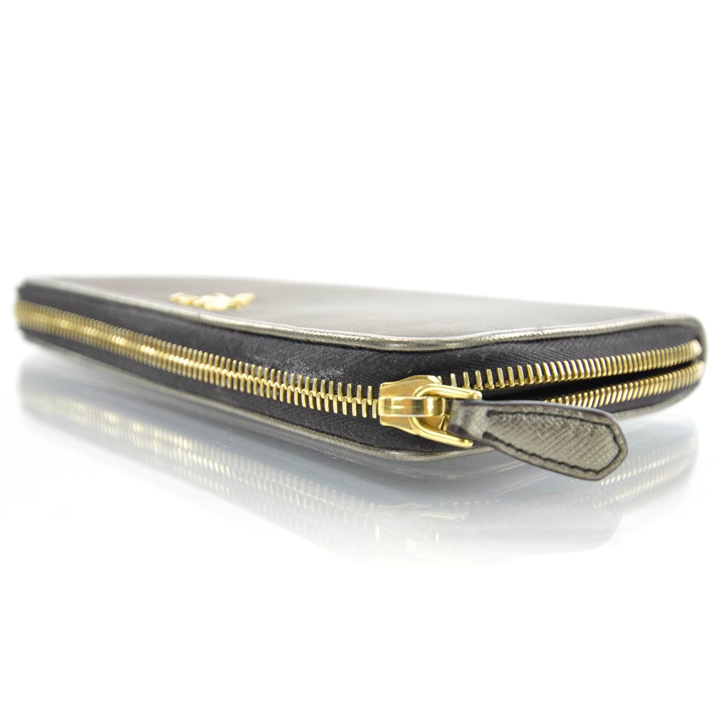 Tessuto Nylon Zip Around Wallet